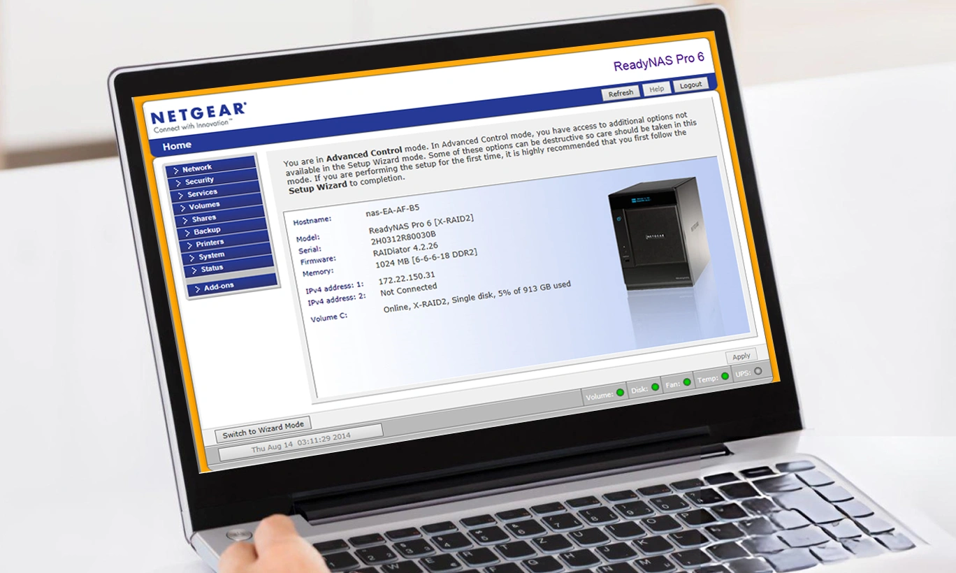 Netgear ReadyNAS setup, routerlogin.com, routerlogin.net