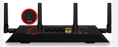 reset your netgear router
